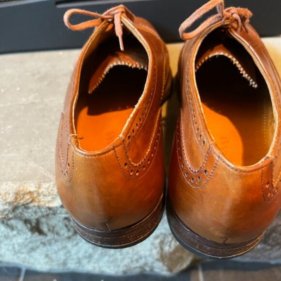 Benchmade in England Cole Haan British Tan Oxford with Broguing main image 5